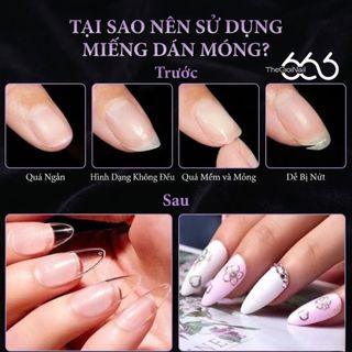 Móng Úp VICOVI Form Thang Ngắn Chuẩn Form | Móng Giả Cao Cấp | TheGioiNail666