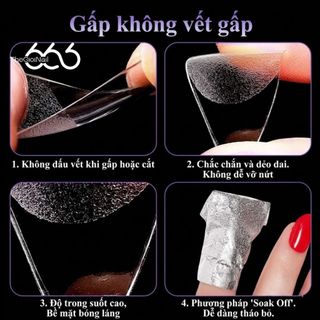 Móng Úp VICOVI Form Thang Ngắn Chuẩn Form | Móng Giả Cao Cấp | TheGioiNail666