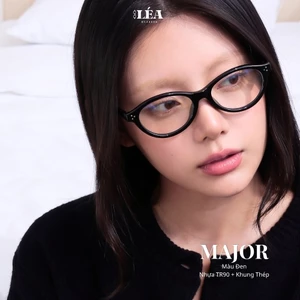 Kính mắt chuyên lắp cận LÉAGLASSES - MAJOR chất liệu Nhựa cao cấp TR90 + Khung Thép Bền BỈ