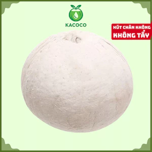 1 Trái Dừa Xiêm Miền Tây Gọt Trọc Trắng KACOCO - Ngọt, Mỏng vỏ, nước nhiều giải khát, giảm nhiệt, tươi mát, uống liền