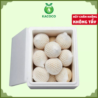 Set 10 Trái Dừa Xiêm Miền Tây Gọt Trọc Trắng KACOCO - Ngọt, Mỏng vỏ, nước nhiều, giảm nhiệt, tươi mát, uống liền
