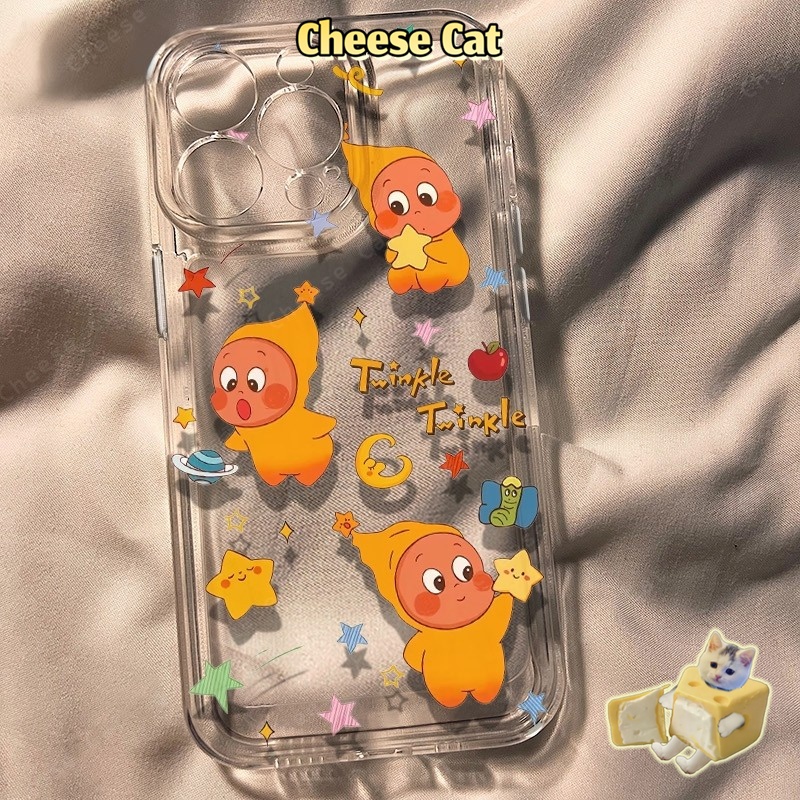 Ốp lưng iPhone Twinkle Twinkle cho iPhone 13 12 11 Xs XR 14 15 16 17 Pro Max 7 8Plus SE2 SE3 Vỏ bảo vệ trong suốt