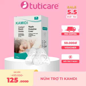 Núm Trợ Ti kamidi Chất Liệu Silicon Co Dãn Mềm Mại Bảo Vệ Đầu Ngực Cho Mẹ