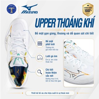 Giày Cầu Lông Mizuno Wave Claw 3 – Bám Sân Tốt, Ổn Định Cao, Đệm Êm, Hỗ Trợ Di Chuyển Nhanh