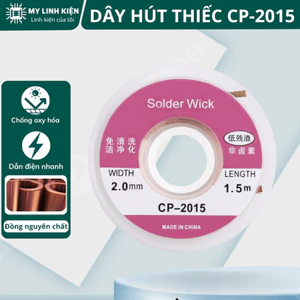 Dây hút thiếc CP-2015 2mmx1.5m chất lượng cao.