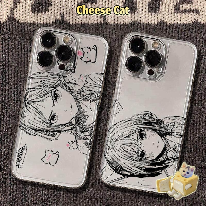 những cô gái anime Ốp Lưng iPhone Dễ Thương Cho iPhone 13 14 Xs Max XR 11 12 16 17 15 Pro Max 7 8Plus SE2 SE3