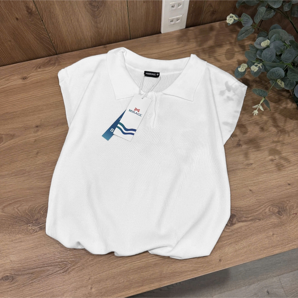 Áo Len Mirage Form Sát Nách Hot Trend, Chất Len Mềm Mịn Thoáng Mát.