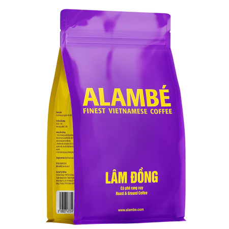 Cà phê hạt ALAMBÉ Lâm Đồng - 230g - Arabica & Robusta - Phong cách Espresso kiểu Ý