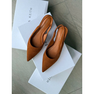 Guốc cao gót C&K nữ, đế xuồng công sở