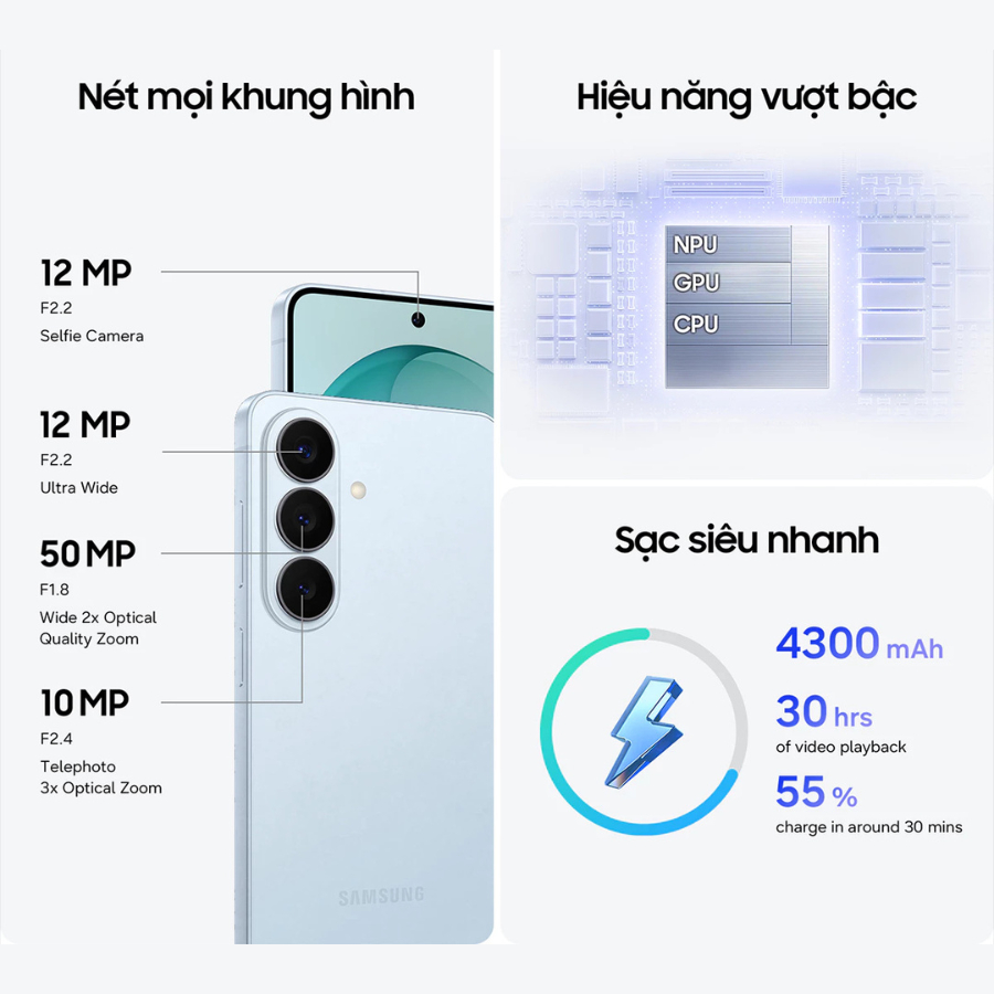 Điện Thoại Samsung Galaxy S26 Ultra 12GB | 256GB - Camera 200MP, Hiệu Năng Mạnh Mẽ - Hàng Chính Hãng