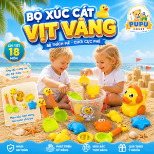 Đồ Chơi Đi Biển Đồ Chơi Xúc Cát Đi Biển Vịt Vàng Xúc Cát Xanh Đồ Chơi Đi Biển Đồ Chơi Mùa Hè - PUPU HOUSE