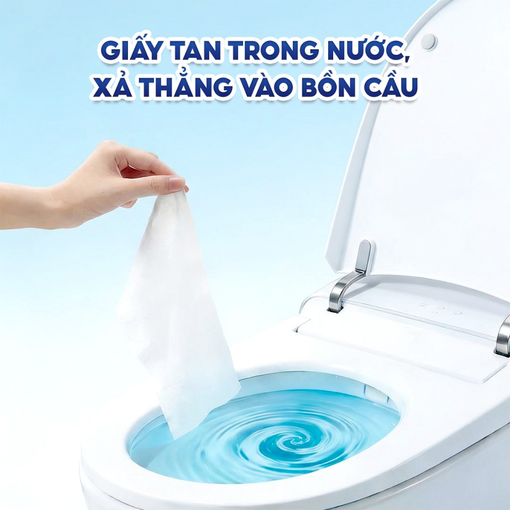 [GIẤY KHỔ LỚN] Giấy vệ sinh treo tường đa năng TopGia Melto 1000 tờ 4 lớp mềm mịn, an toàn tiện lợi