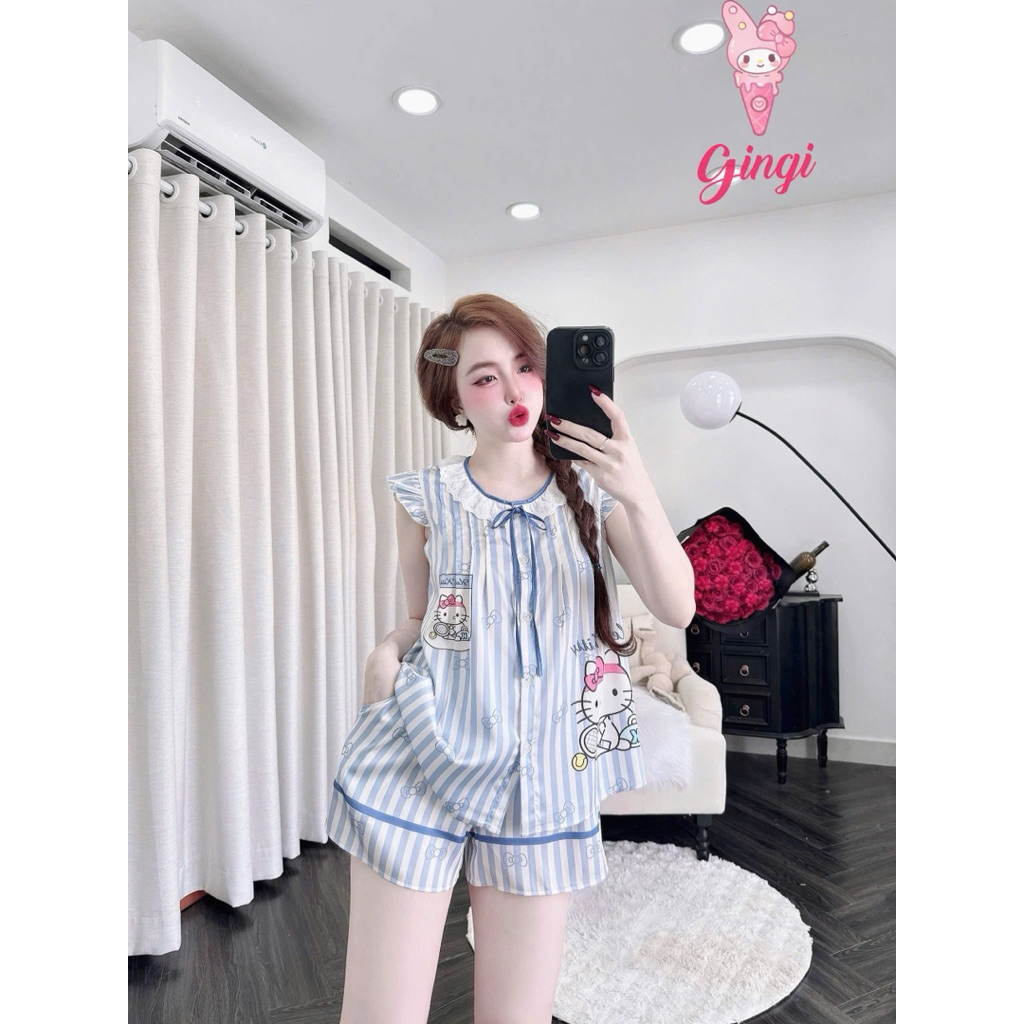 [17/01/25]Đùi cổ sen tay tiên xếp li,lụa latin mềm nhẹ mát