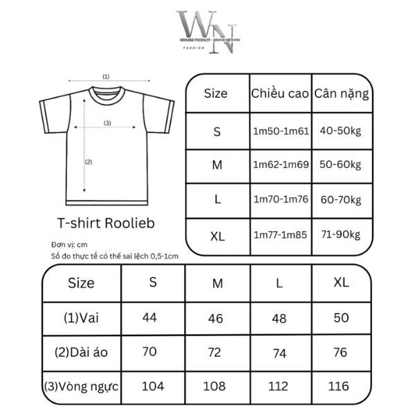 [DEAL MỞ BÁN] Áo Thun Cổ Tròn Unisex Nam Nữ, 100% Cotton, Đứng Form, Không Nhăn - Brooklyn