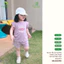 Bộ Cộc Bé Gái Tay Bèo Sweet Little Angel - Bộ Hè Anminaza Vải Petit Mềm Mát AMIA0513
