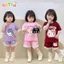 BỘ QUẦN ÁO BÉ GÁI MẪU MÈO KITTY QUẦN ĐÙI REN SZ 9 - 43 KG