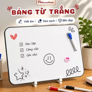 Bảng Từ Trắng 2 Mặt A3 A4, Bảng Viết Bút Lông Xóa Dễ, Hít Nam Châm, Bảng Học Tập Cho Bé Kèm Bút