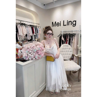 [ẢNH THẬT] VÁY MAXI TƠ 2S REN NGỰC VMT2RN