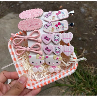set 10 kẹp tóc ngẫu nhiên đựng trong nhiều mẫu hộp xinh xắn dành cho nữ women