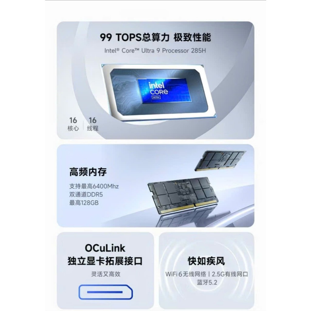 Best p/p mini PC HAITA Intel Core ULTRA 7 255H ES 16Cores / Ultra 5 235H ES 14Cores + Arc 140T GPU | Oculink + USB4 | BigBuy360 - bigbuy360.vn