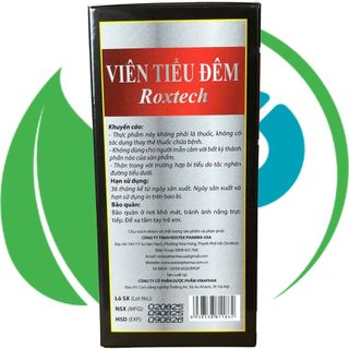 Combo 5 Hộp Viên Tiểu Đêm Roxtech Đen Chai - Rostex - Vinaphar - Vitamin Phục Hồi