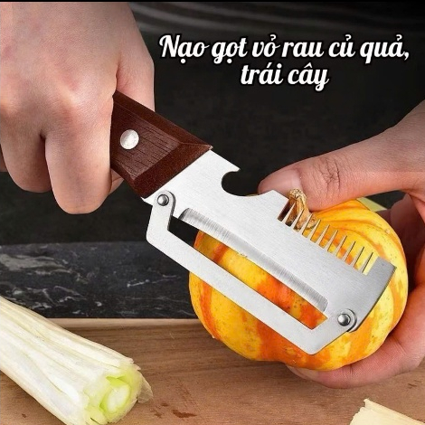 Dao Gọt Vỏ, Đa Chức Năng, Đặc Biệt Cho Nhà Bếp, Gọt Khoai Tây Và Trái Cây, Gia Dụng,Gọt Hành Tây Và Dưa Lưới, Dao Răng C