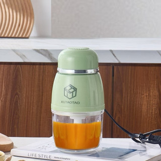 Máy Xay Ăn Dặm  Cối Thủy Tinh  Cối Thủy Tinh XuTaoTao 300ML, 6 Lưỡi Dao, Máy xay ăn dặm mini đa năng (hàng tốt)