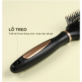 Lược chải tóc xoăn gỡ rối tạo kiểu chuyên dụng chống rụng tóc chất liệu bền đẹp dùng hằng ngày