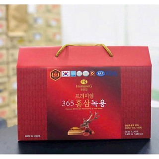 Nước chiết xuất hồng sâm nhung hươu 365  ( 70ml/ gói - 20 gói/1set)