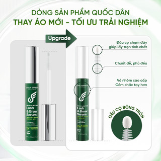 [Combo 2 Tinh Chất Làm Dày Và Dài Mi - Mày] DAILY EFFECT Growth Peptide Lash & Brow Serum (5g + 5g)
