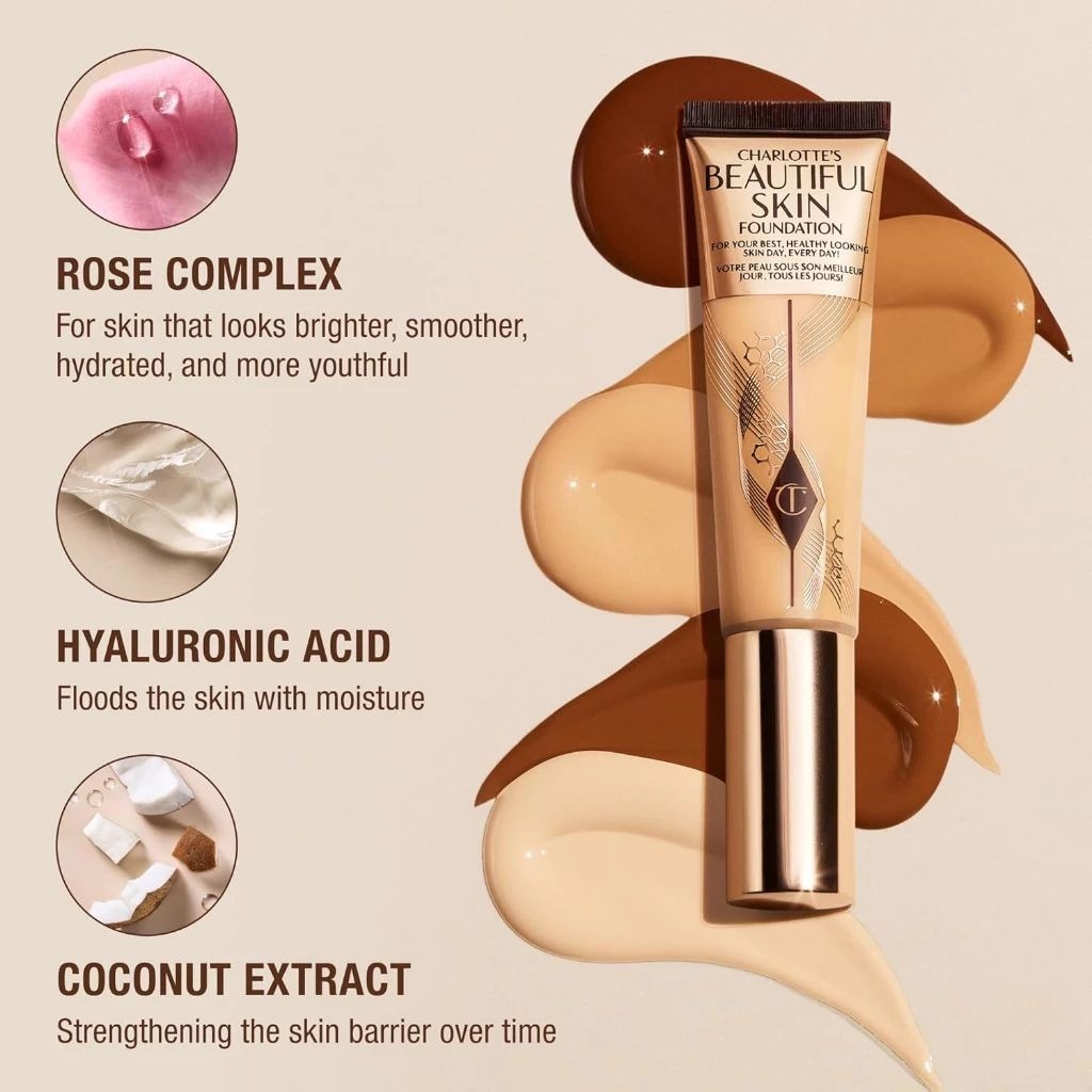 Kem Nền Charlotte Tilbury Beautiful Skin Foundation 30ml Làm Sáng Da Đều Màu Da