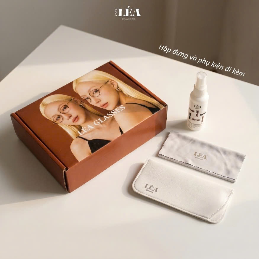 Kính mắt Oval chuyên lắp cận HERA Khánh Huyền - LÉAGLASSES nhựa dẻo TR90 cao cấp | BigBuy360 - bigbuy360.vn