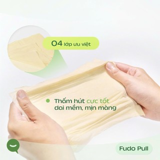 Khăn Giấy FUDO BAMBOO Rút Treo Tường 4 Lớp 320 Tờ, Khăn Giấy 100% Bột Tre Tự Nhiên, Thân Thiện Với Môi Trường,TissuePull