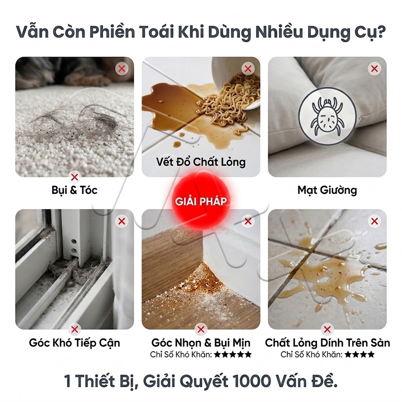 TIXX Máy hút bụi lực hút 30000PA hút được khô và ướt độ bền công nghiệp máy hút bụi công nghiệp Tặng bảo hành 1 năm