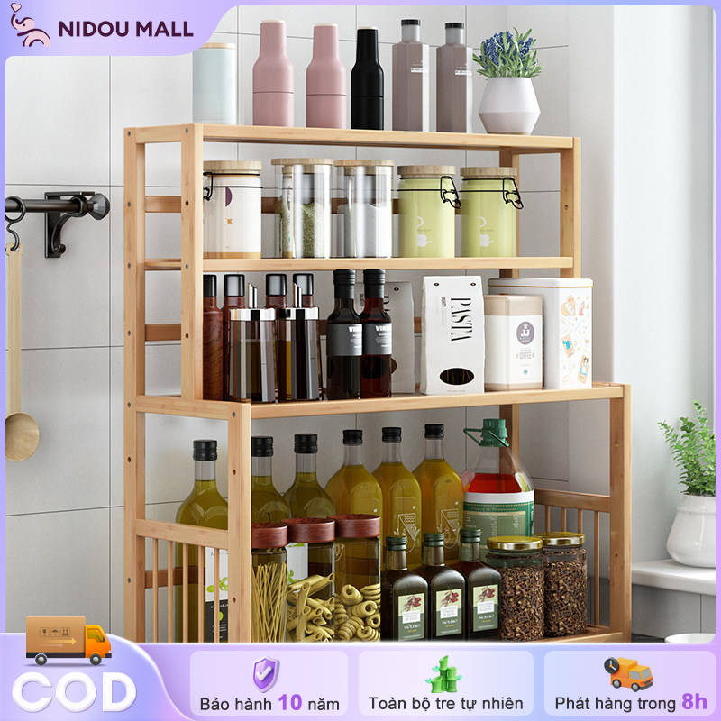 Kệ Bếp Bằng Tre Cao Cấp Đa Năng Bảo Hành Dài Hạn Giao Hàng Nhanh Phong Cách Hiện Đại Chất lượng cao