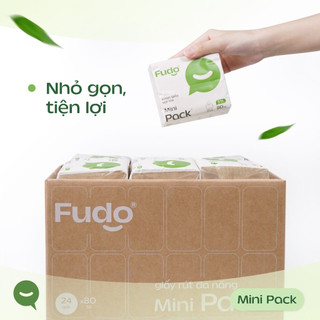 Khăn Giấy Rút Mini từ Bột Tre Tự Nhiên,FUDO BAMBOO Tissue