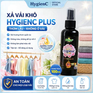 Bình Xịt Thơm Quần Áo HygienC Plus – Không Ố, Lưu Hương Lâu