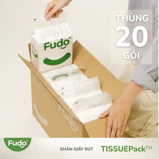 Khăn Giấy Rút Để Bàn từ Bột Tre Tự Nhiên FUDO BAMBOO TissuePack