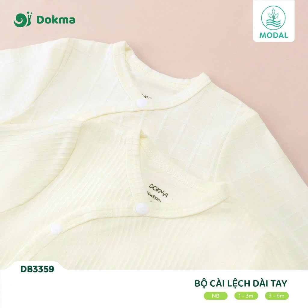 (3-9kg) Bộ Sơ Sinh Dài Tay Cho Bé Dokma DB3070  DB3302 DB3359 DB3285 DB3071