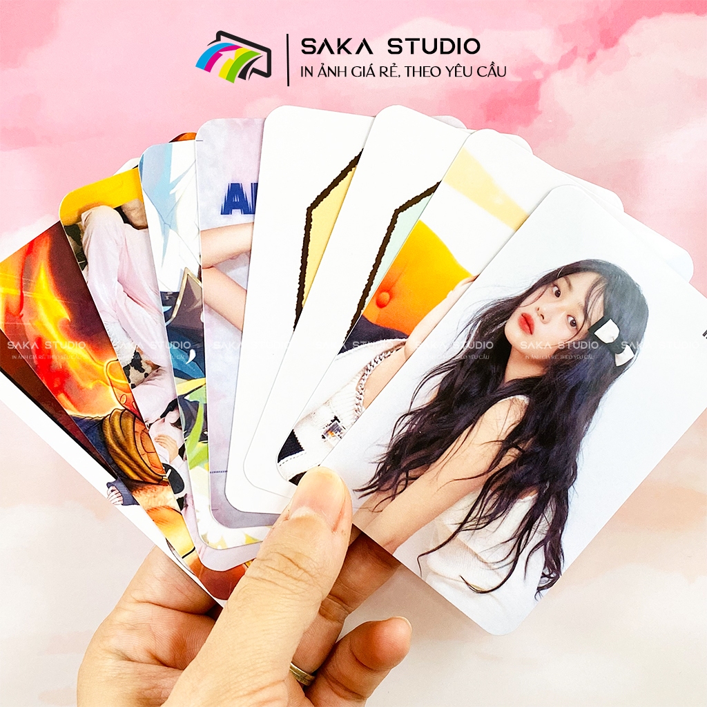 [GIAO NHANH] in Card bo góc theo yêu cầu ÉP PLASTIC cứng cáp, dày dặn