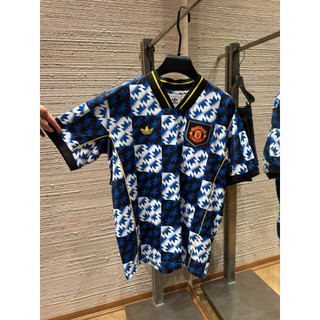 Bộ Thể Thao Nam Họa Tiết Retro Xanh Đen – Áo Cộc Tay Form Rộng Phối Quần Short Thời Trang