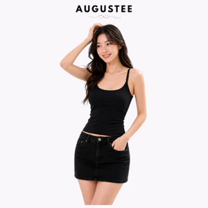 Áo Ba Lỗ Nữ Có Mút Freesize Form Ôm Basic Co Giãn - Augustee