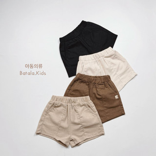 Quần đùi cho bé Batala Kids quần short bé trai bé gái vải Linen Hàn Quốc mềm mát an toàn cho bé từ 10-22kg