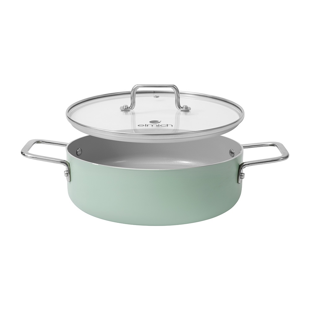 Nồi chảo lẩu chống dính Ceramic Elmich EL5538SK26 size 26cm