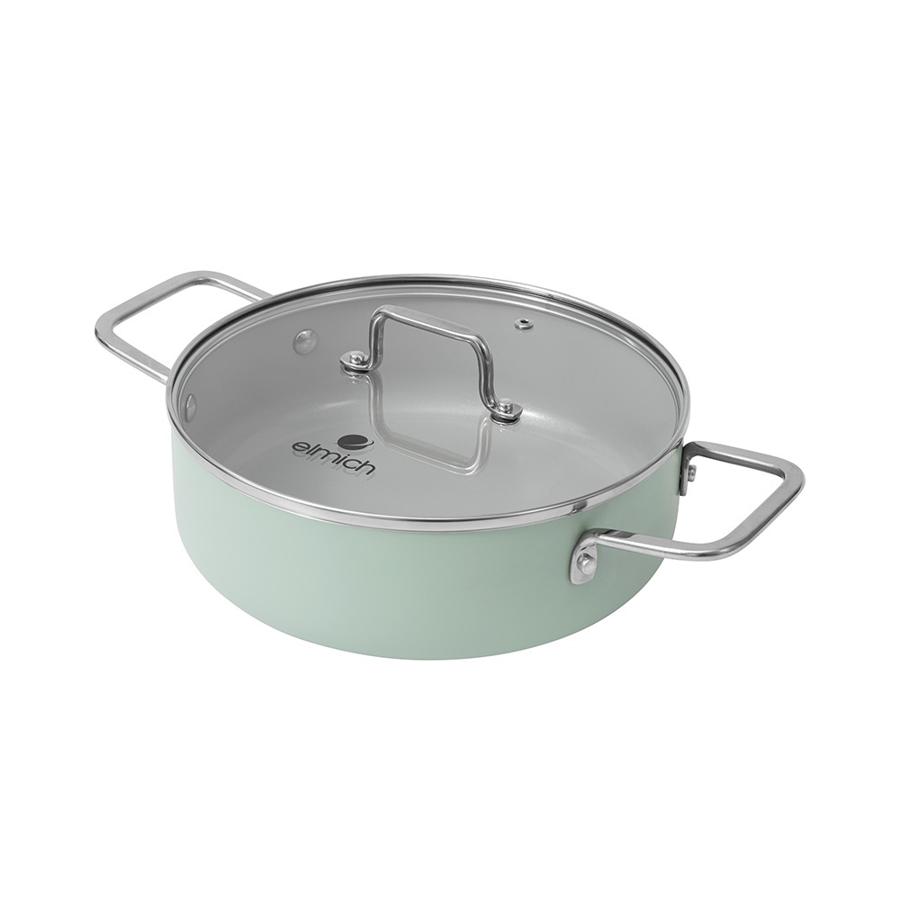 Nồi chảo lẩu chống dính Ceramic Elmich EL5538SK26 size 26cm