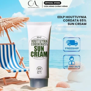 Kem chống nắng EDLP Houttuynia Cordata 65% Sun Cream - Chống nắng dịu nhẹ, cấp ẩm, không gây bí da