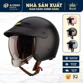Mũ bảo hiểm xe máy 3/4 Royal M139 Lux có kính âm kèm lưỡi trai che nắng chính hãng tại NSX