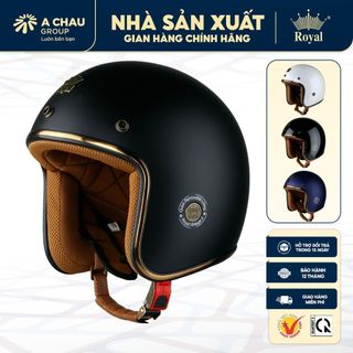 Mũ bảo hiểm xe máy 3/4 Royal M20c tháo rời được lót nhiều size L XL XXL cho nam nữ đi xe máy