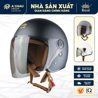 Mũ Bảo Hiểm 3/4 Đầu Royal M20K Kính Dài Che Mặt – Nhựa ABS Nguyên Sinh, Bh 12 Tháng Chính Hãng