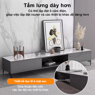 Nido Kệ Tivi Tủ TV Siêu Mỏng 30cm Có Ngăn Kéo Gỗ MDF Phòng Khách Nhỏ Hiện Đại Sang Trọng
